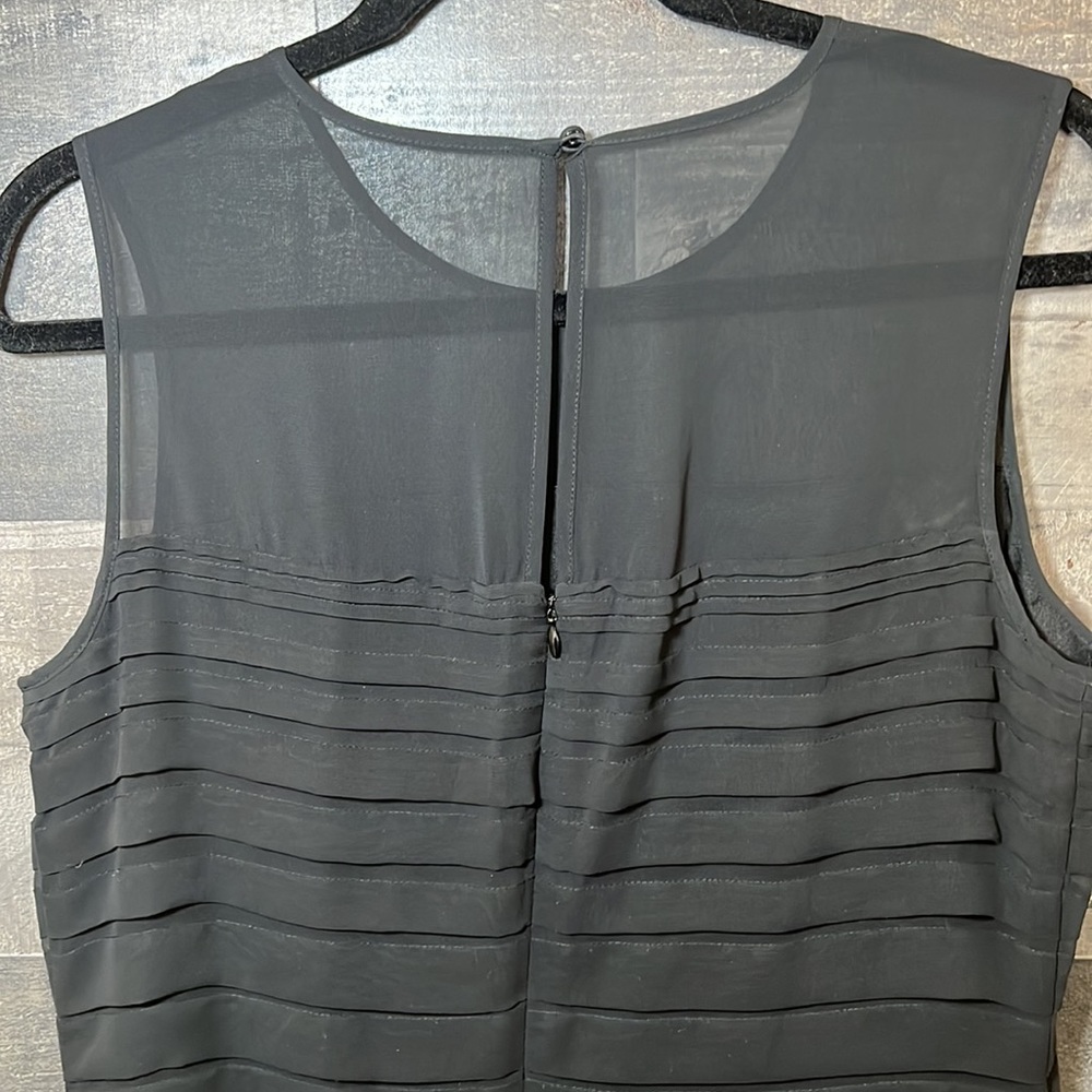 Sleeveless Calvin Klein Midi Black Dress - Picture 5 of 8